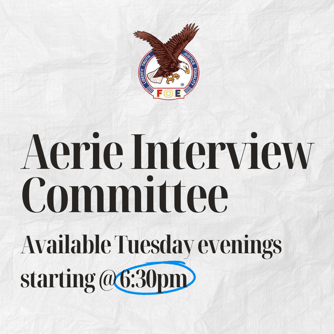 Tipp City Eagles Aerie Interview Committee